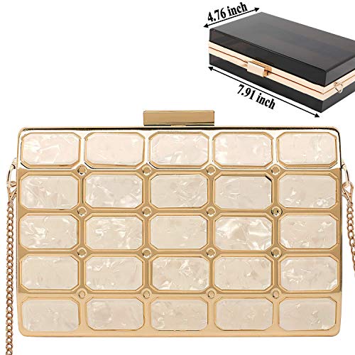 GDDP Resin Clutch Purse Mold Frame, Rectangular Metal Purse Frame for Resin Bag Mold, Creat Your Unique Handbag, Gold - Image 2