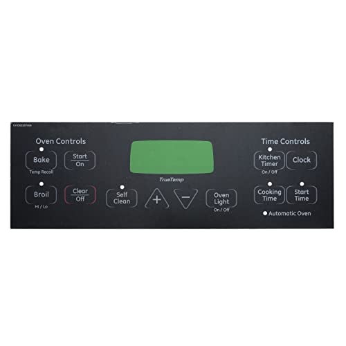 Gopayia Replacement WB27T11005 Oven Faceplate for Electric Range Oven Stove Graphic Face Cover Replaces 1473975 AH2321447 EA2321447 PS2321447 - Image 1