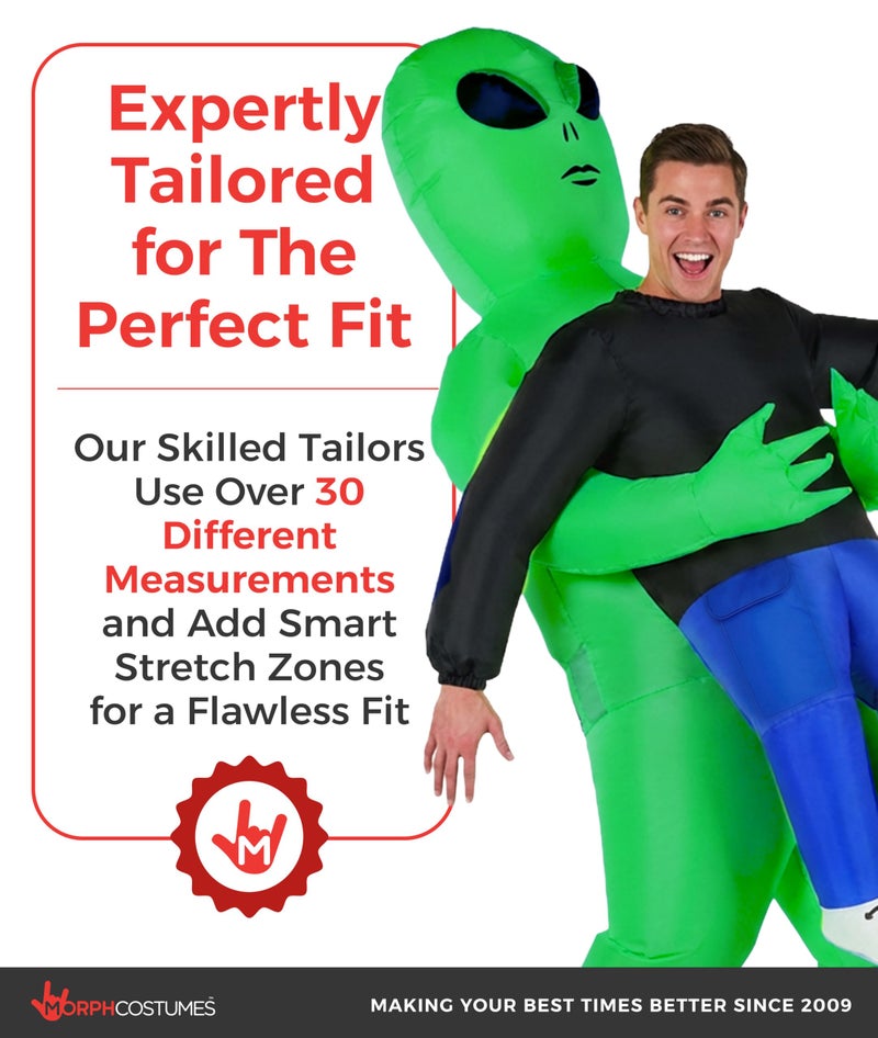 Morph Alien Costume, Inflatable Alien Costume Adult, Aliens Blow Up Costumes, Inflatable Costumes Adult - Image 4