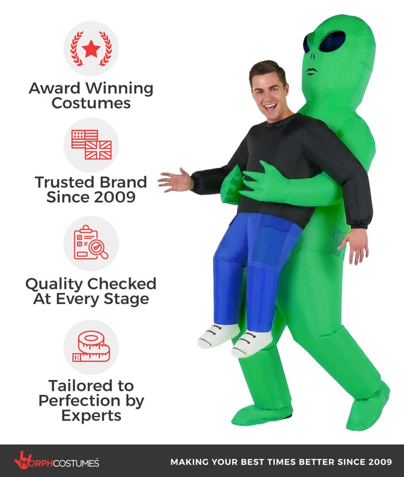 Morph Alien Costume, Inflatable Alien Costume Adult, Aliens Blow Up Costumes, Inflatable Costumes Adult - Image 5