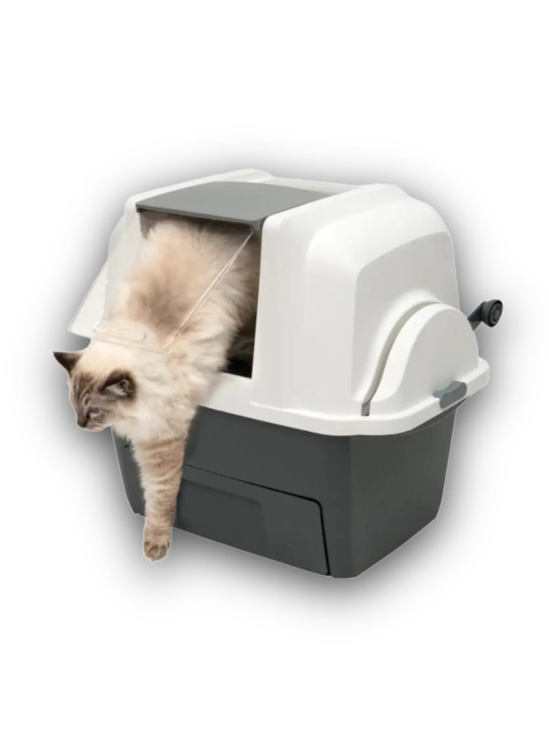 كاتيت حمام القطط الذكي ذاتي التنظيف - Image 1