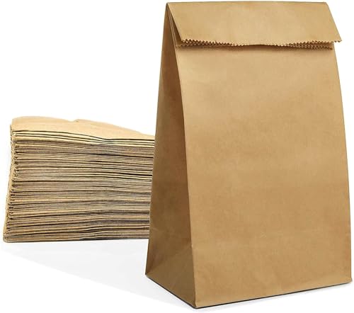 Mintboo Brown Paper Lunch Bags for Small Business (200 Count) - Image 1