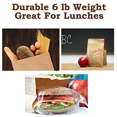 Mintboo Brown Paper Lunch Bags for Small Business (200 Count) - Image 5