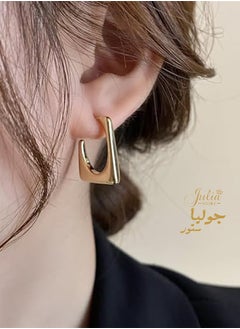 18K Gold Plated Trendy Geometric Square Chunky Earrings - pzsku/Z77F78A27BE4E47617211Z/45/_/1728002896/270e8afd-07e4-4a11-b182-d44f9e8f1361