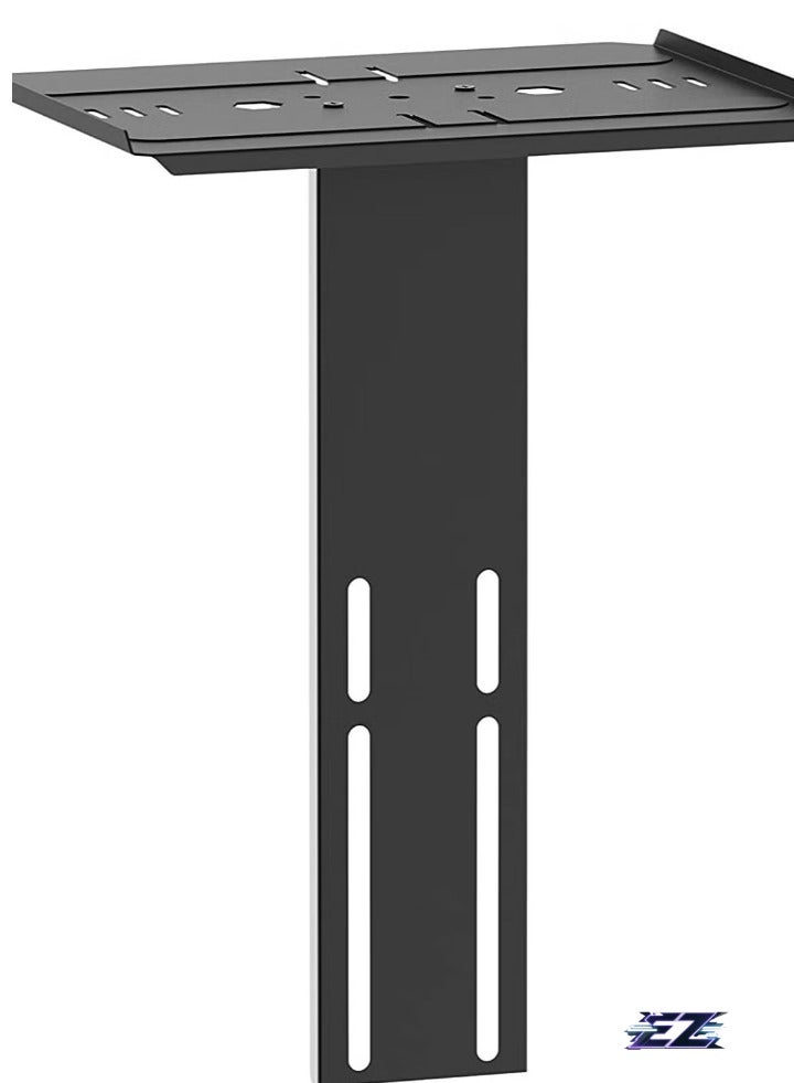 ELTRAZONE Single Monitor Fully Adjustable Computer Desk TV Mount with Wheels – Articulating Stand for 32”-65” LCD Screens, 360° Swivel, VESA Compatible - Image 4