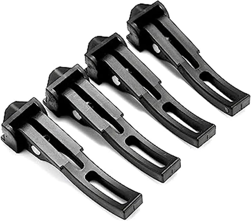 مجموعة مشابك خلفية عالمية للاستبدال لتغطية صندوق الشاحنة القابلة للطي الثلاثي الصلب 4 قطع - Image 2