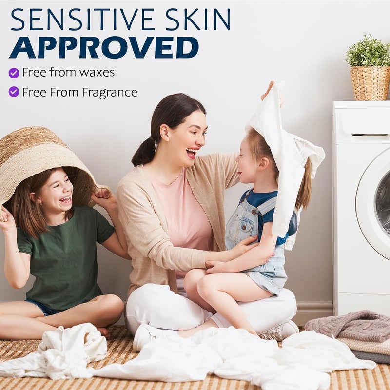 Dryer Sheets 40 Count Lavender Fabric Softener Sheets, Plant-Based Anti Static Laundry Sheets for Clothes, Natural Softening Dryer Sheets Gentle on Sensitive Fabrics (Lavender) - Image 4