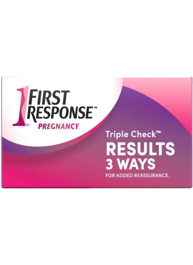 FIRST RESPONSE - First Response Triple Check Pregnancy Test 3 ct. - Image 1