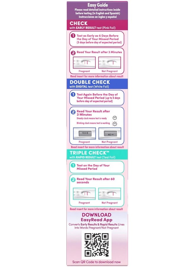 FIRST RESPONSE - First Response Triple Check Pregnancy Test 3 ct. - Image 1