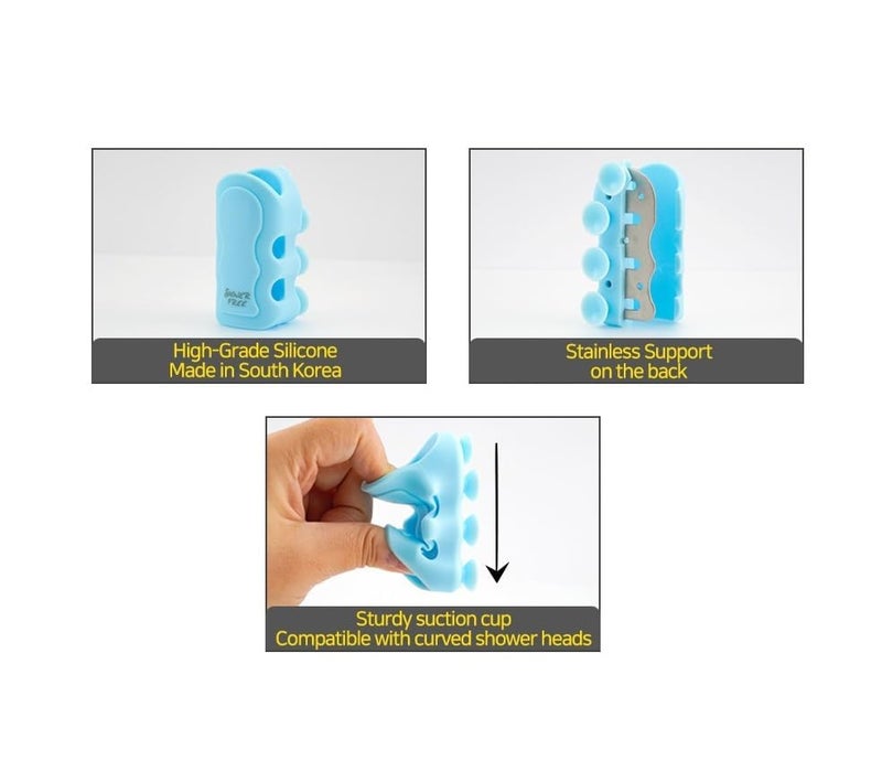 SOCATHEY SOCATHEY Shower Head Wall Mounting Bracket, Silicone Suction Cup, Punch-Free, Without Drilling, For Kid, Adult (01)  - Image 3