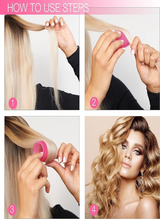 Calitate24 Small Hair Rollers Hair Rolling Tool Plasric Curlers Hair Roller for Girls Hairstyling Roller Sticky Cling Style for DIY Self Grip Hair Roller for All Hair Types, (25mm/1") 12 Pieces Random Color - Image 5