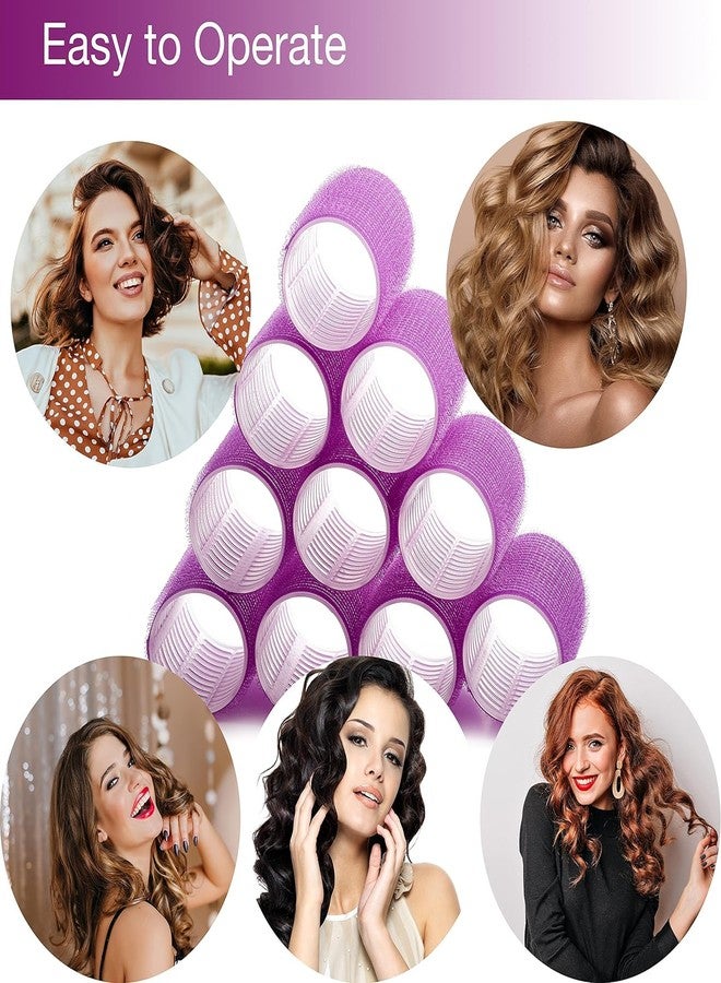 Calitate24 Small Hair Rollers Hair Rolling Tool Plasric Curlers Hair Roller for Girls Hairstyling Roller Sticky Cling Style for DIY Self Grip Hair Roller for All Hair Types, (25mm/1") 12 Pieces Random Color - Image 3