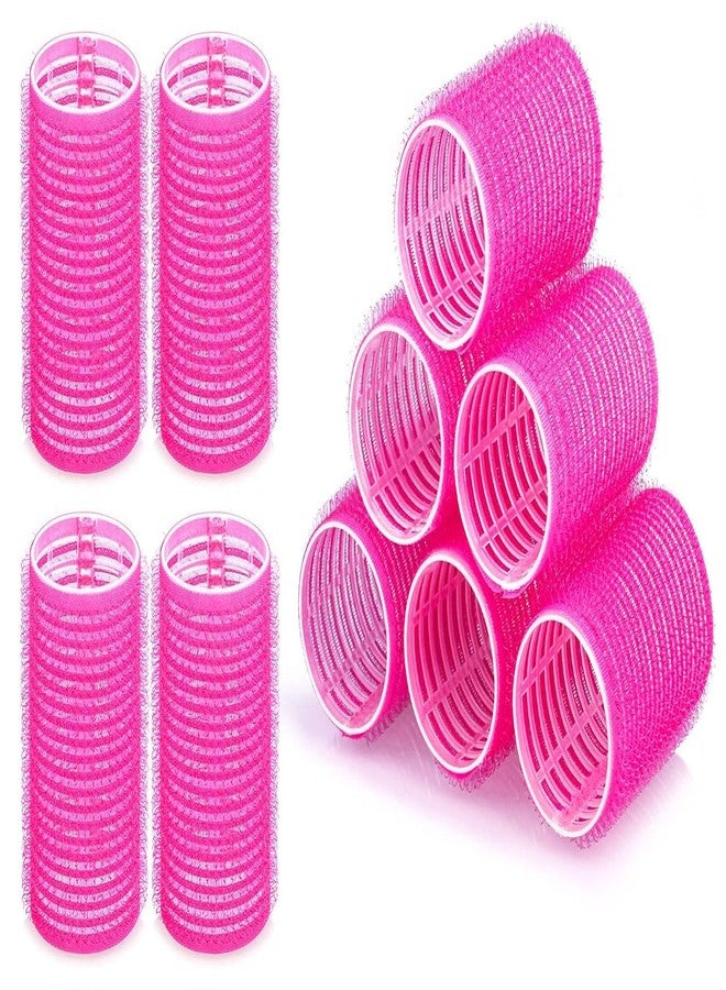 Calitate24 Small Hair Rollers Hair Rolling Tool Plasric Curlers Hair Roller for Girls Hairstyling Roller Sticky Cling Style for DIY Self Grip Hair Roller for All Hair Types, (25mm/1") 12 Pieces Random Color - Image 1