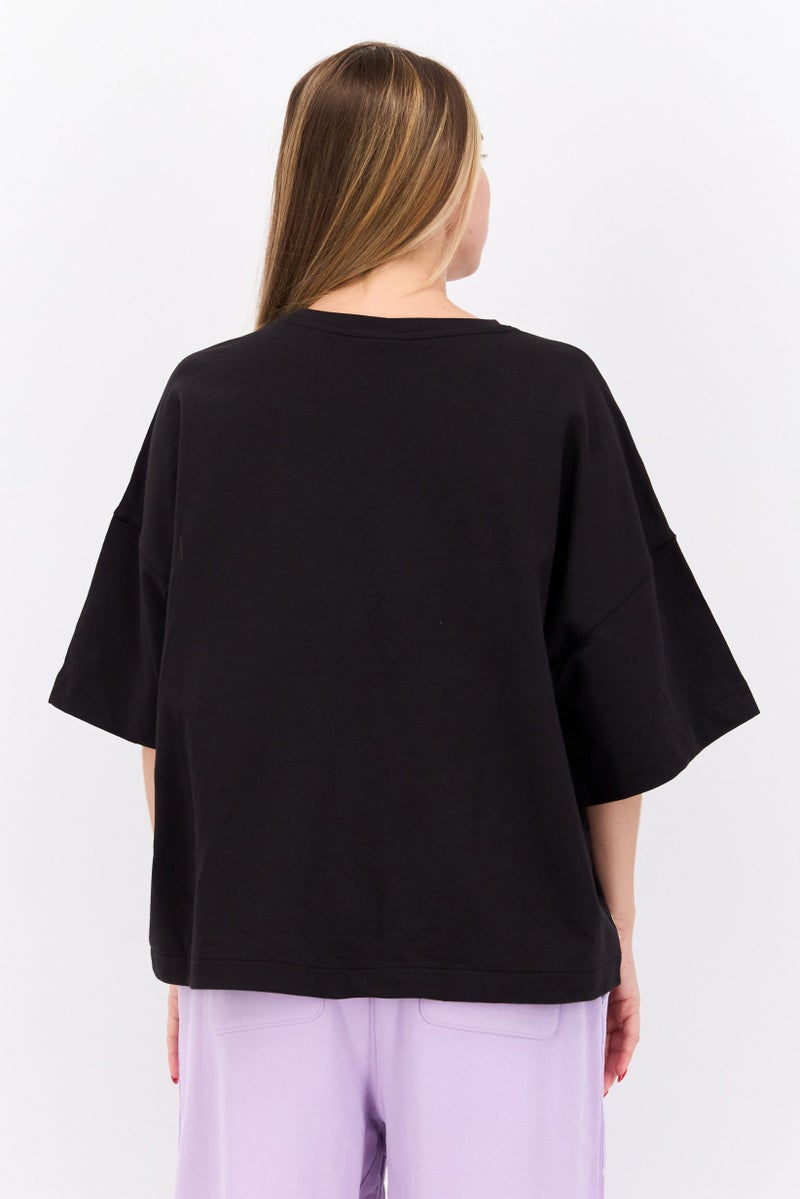 PUMA تي شيرت تدريب رياضي نسائي، أسود - Image 3