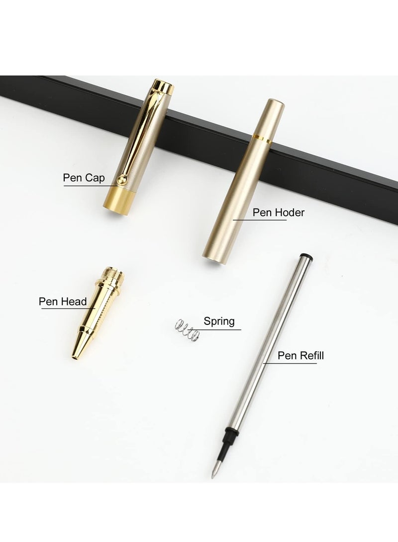 Ballpoint Pen Black Refill,Luxury Ballpoint Line width 0.5mm,Best Ball Pen Gift Set for Men & Women Professional Executive,Office,Nice BallPens Classy Gift Box (Gold) - view 2