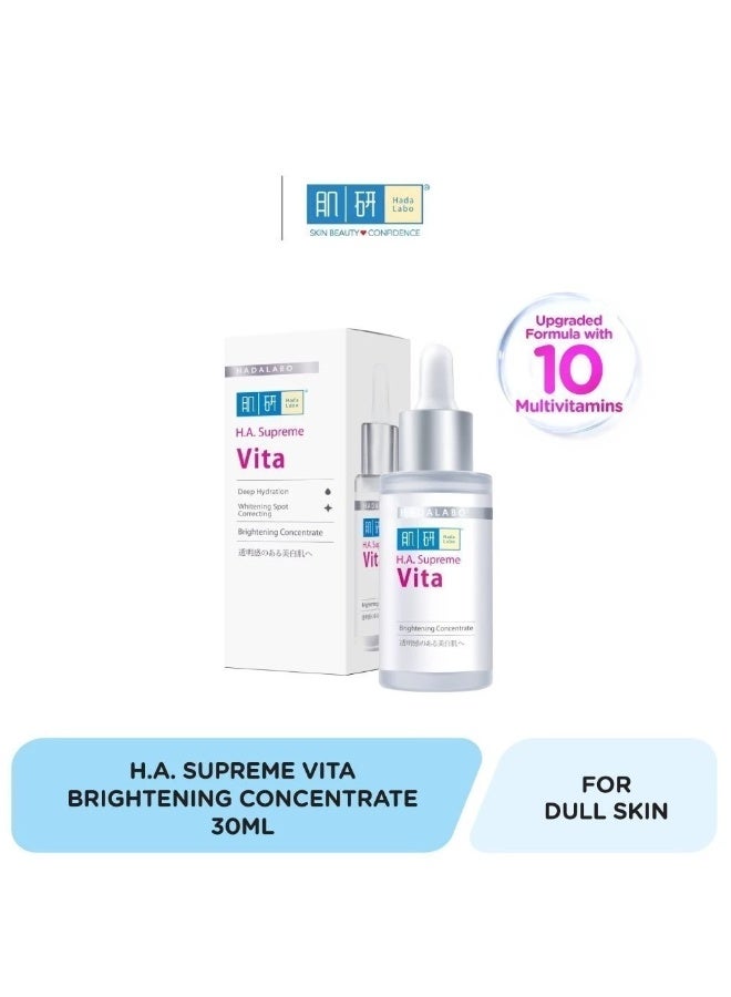 Hada Labo HA Supreme Vita Brightening Concentrate Booster Serum 30ml - Image 1