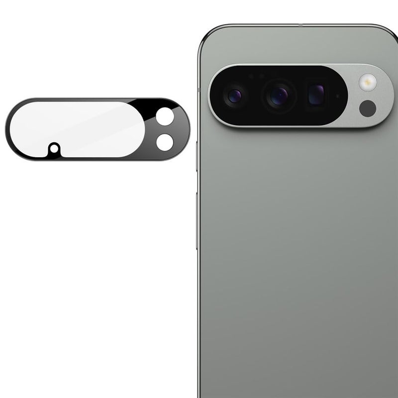 FabeKee Compatible With For Google Pixel 10 Pro Camera Lens Protector Tempered Glass HD Clear Lens Film (Black Version) - Image 1