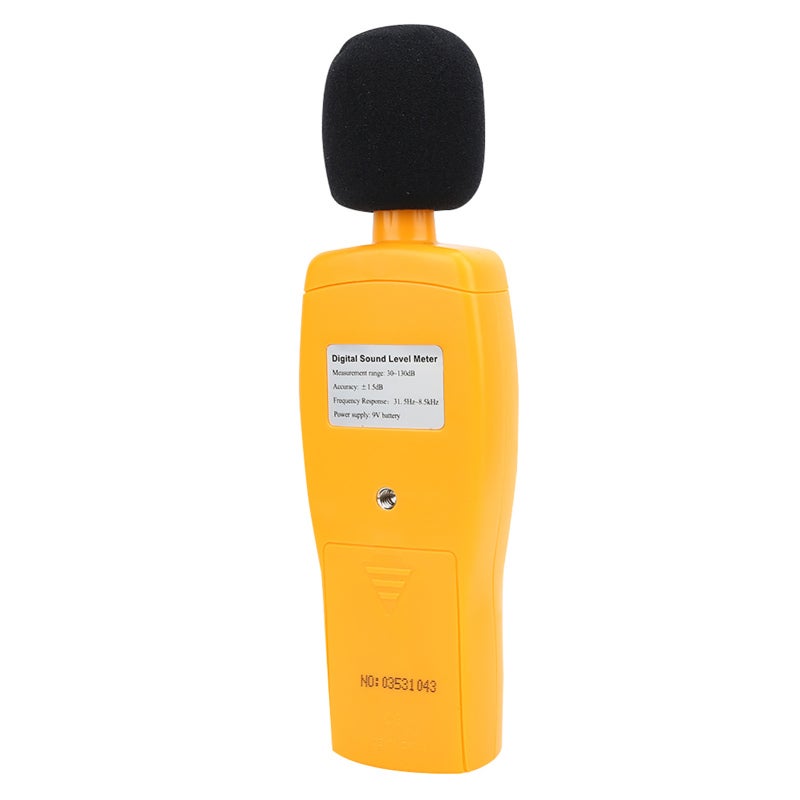 Sound Level Meter: Portable Compact Size With Large LCD HD Color Screen - 90-130dB Alarm Setting Decibel Detector for Industrial Workshop Office Noise Monitoring - Image 2