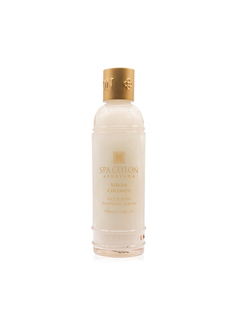 spa ceylon SPA CEYLON VIRGIN COCONUT Face  Body Soothing Serum  Hydrating  100 Natural  SiliconFree  Suitable for all skin types 
