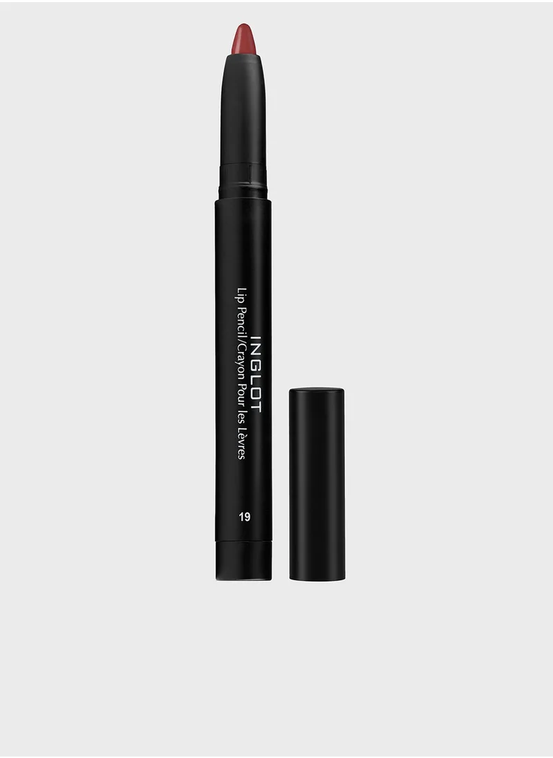 Inglot Lip Pencil Matte With Sharpner - 19