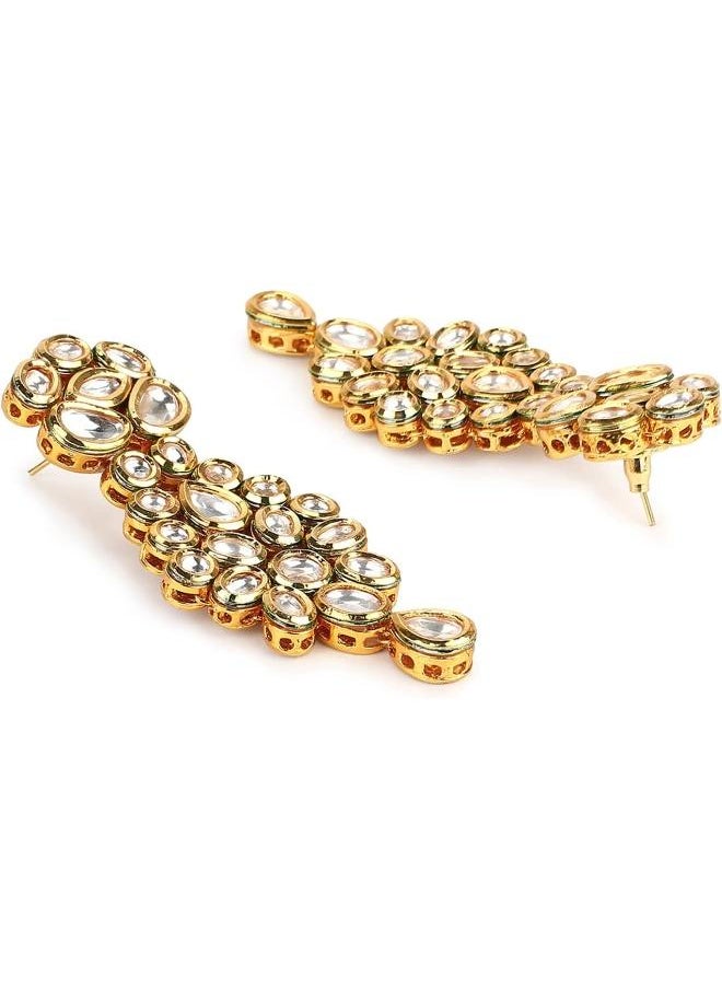 Kundan Gold Plated Brass Earrings - pzsku/Z77F86365D41966753A40Z/45/_/1742387566/c38f4f7b-1ba1-4ba9-b0a9-6862cae969bb