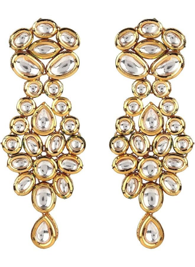 Kundan Gold Plated Brass Earrings - pzsku/Z77F86365D41966753A40Z/45/_/1742387567/7f834d26-8ad8-49c5-b9a7-c2111831f743