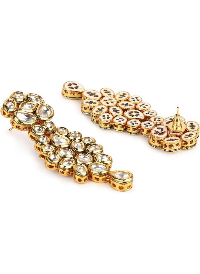 Kundan Gold Plated Brass Earrings - pzsku/Z77F86365D41966753A40Z/45/_/1742387569/750d5fd3-c8b6-4e9f-a6b4-34f26ec35cda