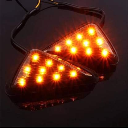 SELVIKE Front LED Indicator Light for Yamaha R15 V2, Ninja 250, CBR 250, R15, R15 (AMBER) - Image 3