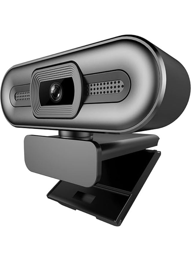 كاميرا ويب بدقة ‎1080P HD‎ مع ميكروفون مدمج، كاميرا USB لمكالمات الفيديو والاجتماعات عبر الإنترنت والبث المباشر والتعليم عن بُعد