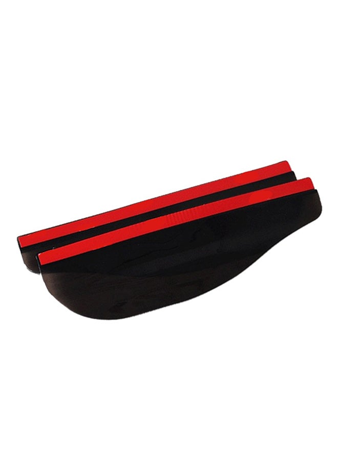 CYTHERIA 2-Piece Car Rear View Mirror Weather-strip Shield Sticker - Image 1