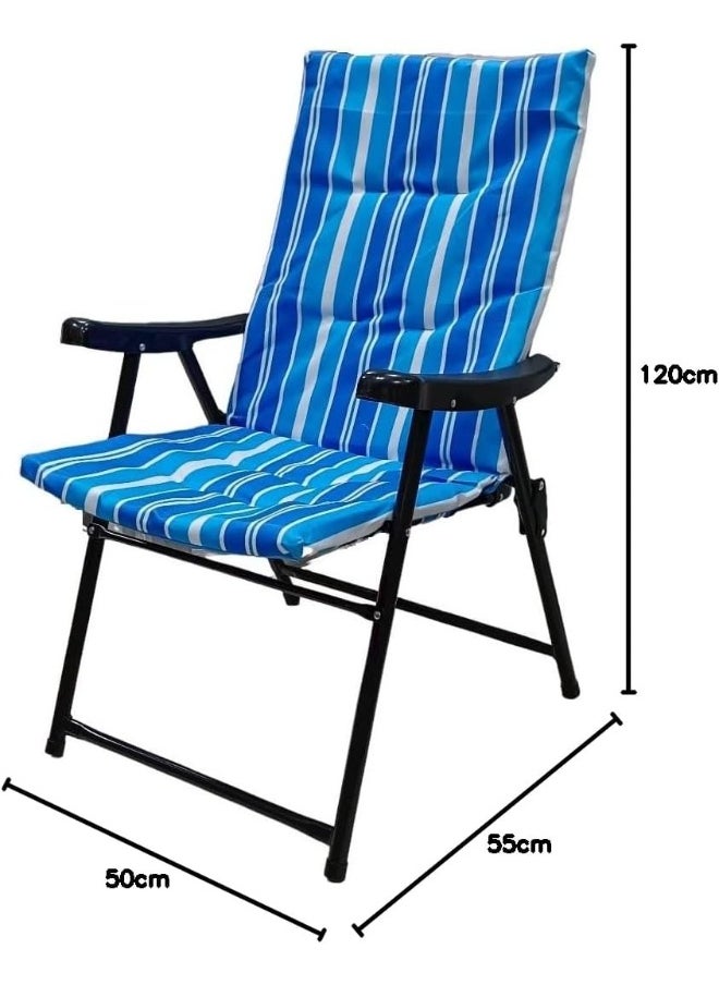 GO2CAMPS Foldable Camping Chair With Cushion Heavy Quality  - Image 2