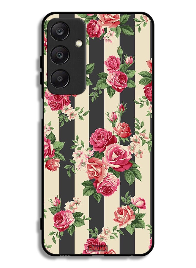 Tolwak Samsung Galaxy A25 5G Protective Case Cover Roses Pattern - Image 1