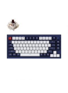 Keychron Q1-O3 QMK Gateron G-PRO Switch لوحة مفاتيح ميكانيكية RGB ومقبض ومفتاح بني وقابل للتبديل السريع حسب الطلب  - Image 1