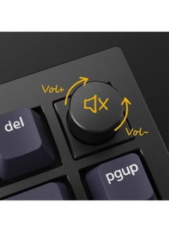 Keychron Q1-O3 QMK Gateron G-PRO Switch لوحة مفاتيح ميكانيكية RGB ومقبض ومفتاح بني وقابل للتبديل السريع حسب الطلب  - Image 3