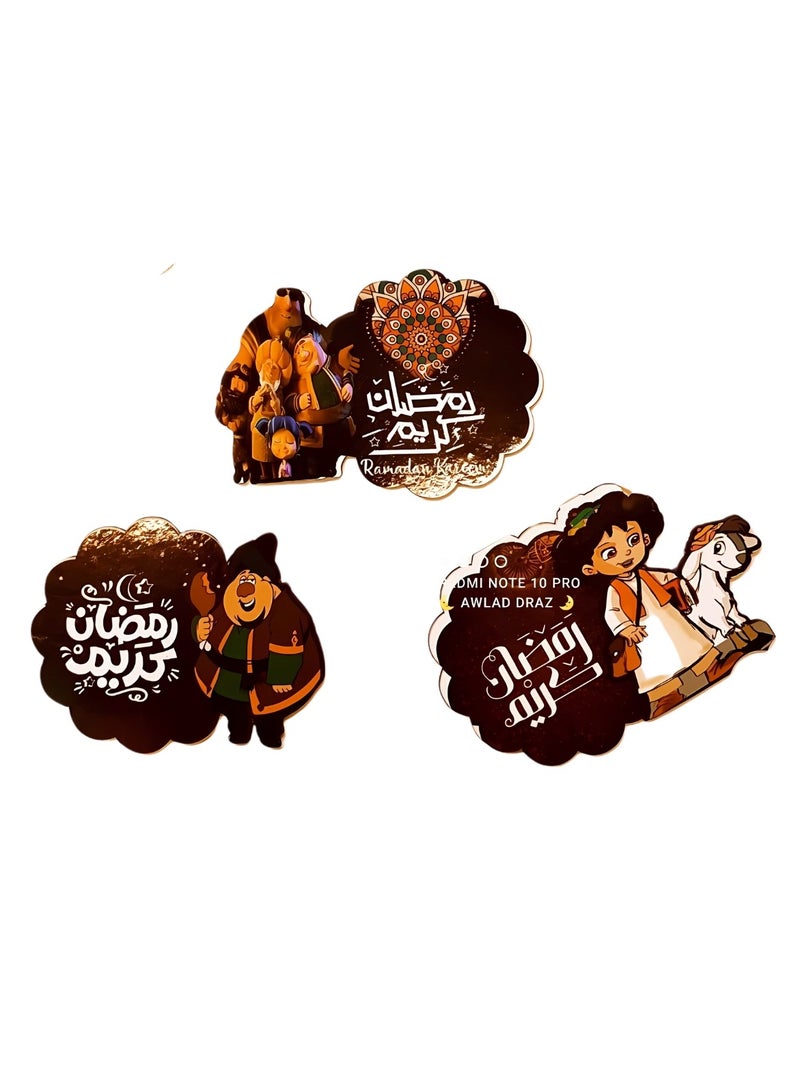 Large printed wooden coaster, 12 cm, in different shapes