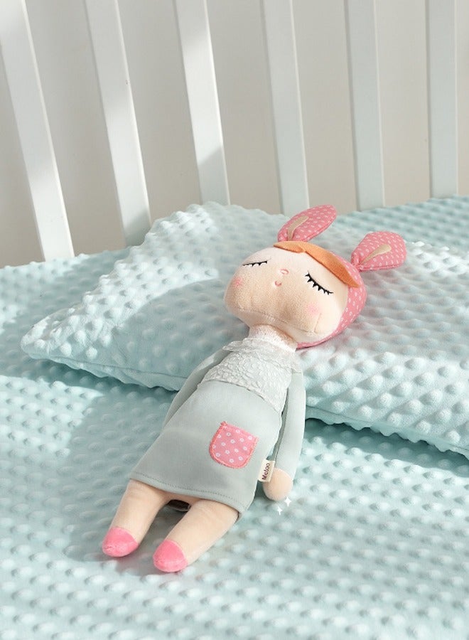 Metoo Mi Tu Angela Doll Girl Plush Lovely Stuffed Plush Dolls Toy Rabbit Doll Baby Comfort Companion Doll 34cm