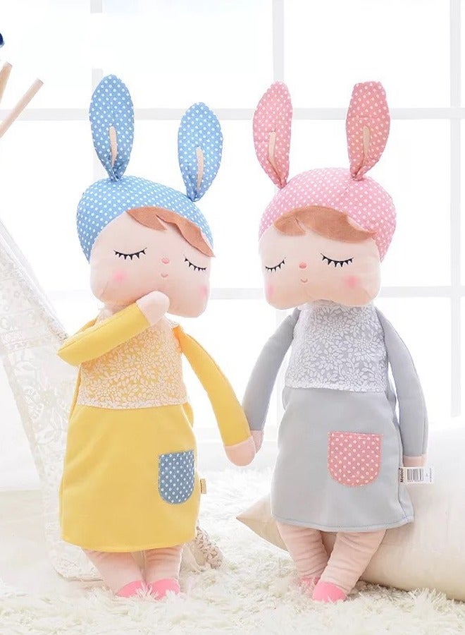 Metoo Mi Tu Angela Doll Girl Plush Lovely Stuffed Plush Dolls Toy Rabbit Doll Baby Comfort Companion Doll 34cm