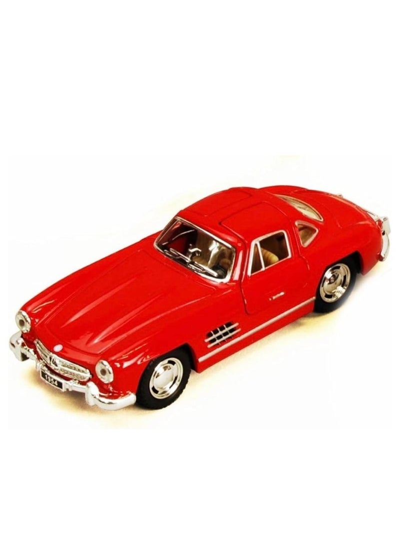 Kinsmart 1:36 Scale -1954 Mercedes-Benz 300 SL Coupé Die-Cast Car,Pull-Back Action-Red - Image 1