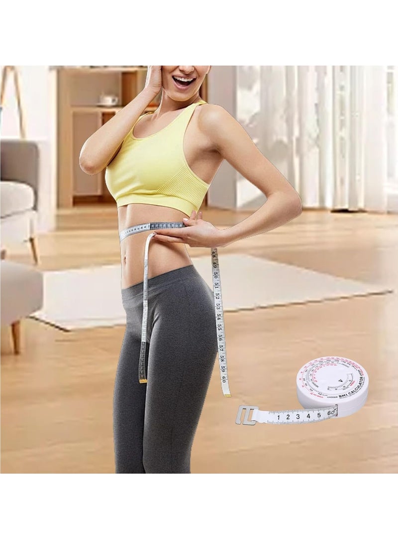 Waist Circumference Tape Measure BMI Wheel Calculator 1.5M Colorful Retractable Measuring Tape for Body Measurement - Image 5