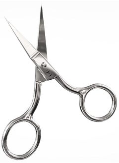 Small Hair Cutting Scissors For Men Women with Sharp Blades, Stainless Steel Mini Beauty Scissor, Use for Grooming Eyebrows, Trimming Facial and Nose Hair, Mustache, Fingernails, Beard