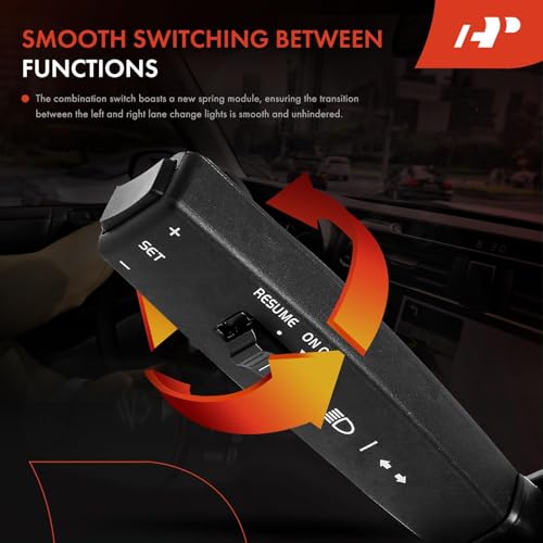 A-Premium Turn Signal Switch Multi-Function Switch Compatible with Volvo VNL VN 2005 2006 2007 2008 2009 2010 2011 2012 Truck 20399170 20479584 - Image 4