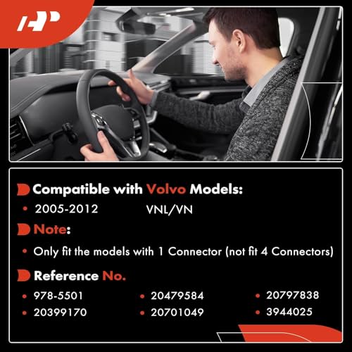 A-Premium Turn Signal Switch Multi-Function Switch Compatible with Volvo VNL VN 2005 2006 2007 2008 2009 2010 2011 2012 Truck 20399170 20479584 - Image 2