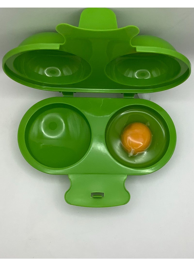 Generic Microwave Egg Boiler (Green Color)  - Image 2