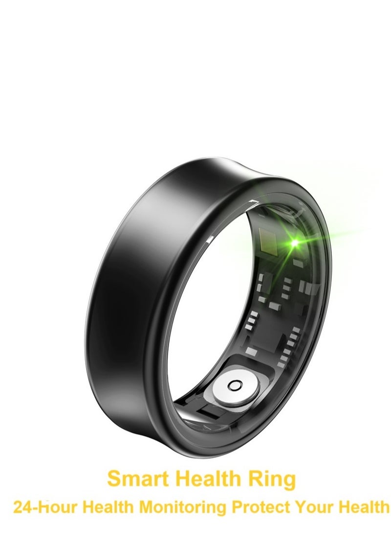 General Smart Health Ring for Heart Rate BlodOxygen Sleep Monitoring all Weather Motion Calculation 24-hour Health Monitoring Protect Your Health Black No.21  - Image 1
