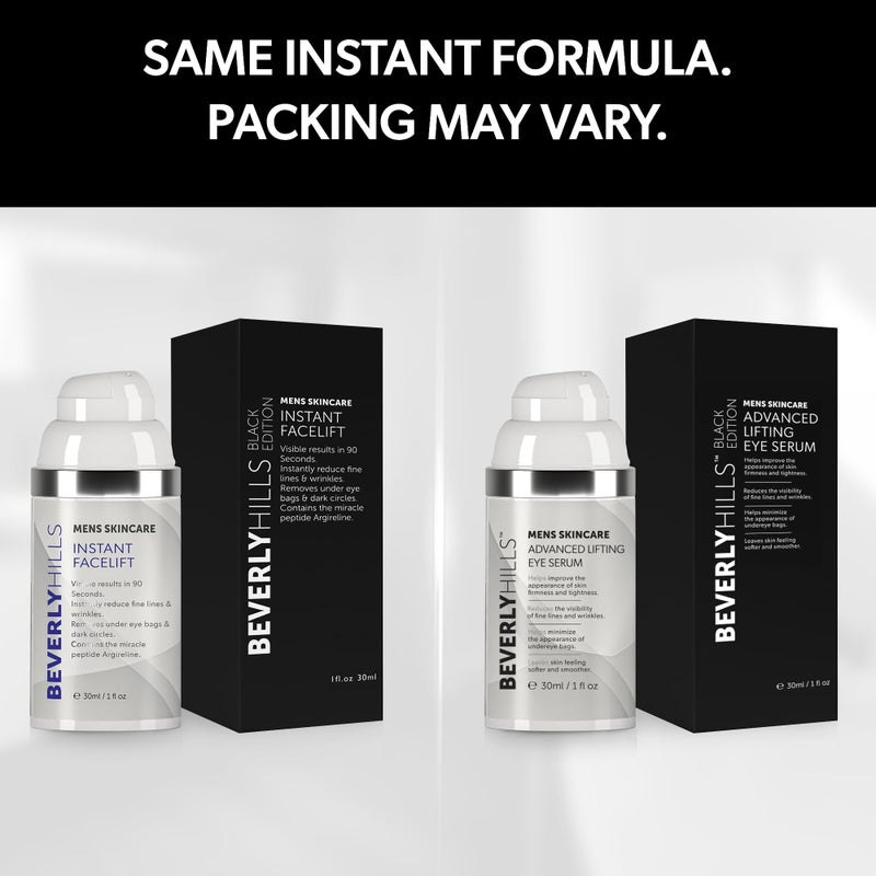 Beverly Hills Mens Instant Facelift and Eye Serum Treatment for Dark Circles, Puffy Eyes, and Wrinkles - Image 2