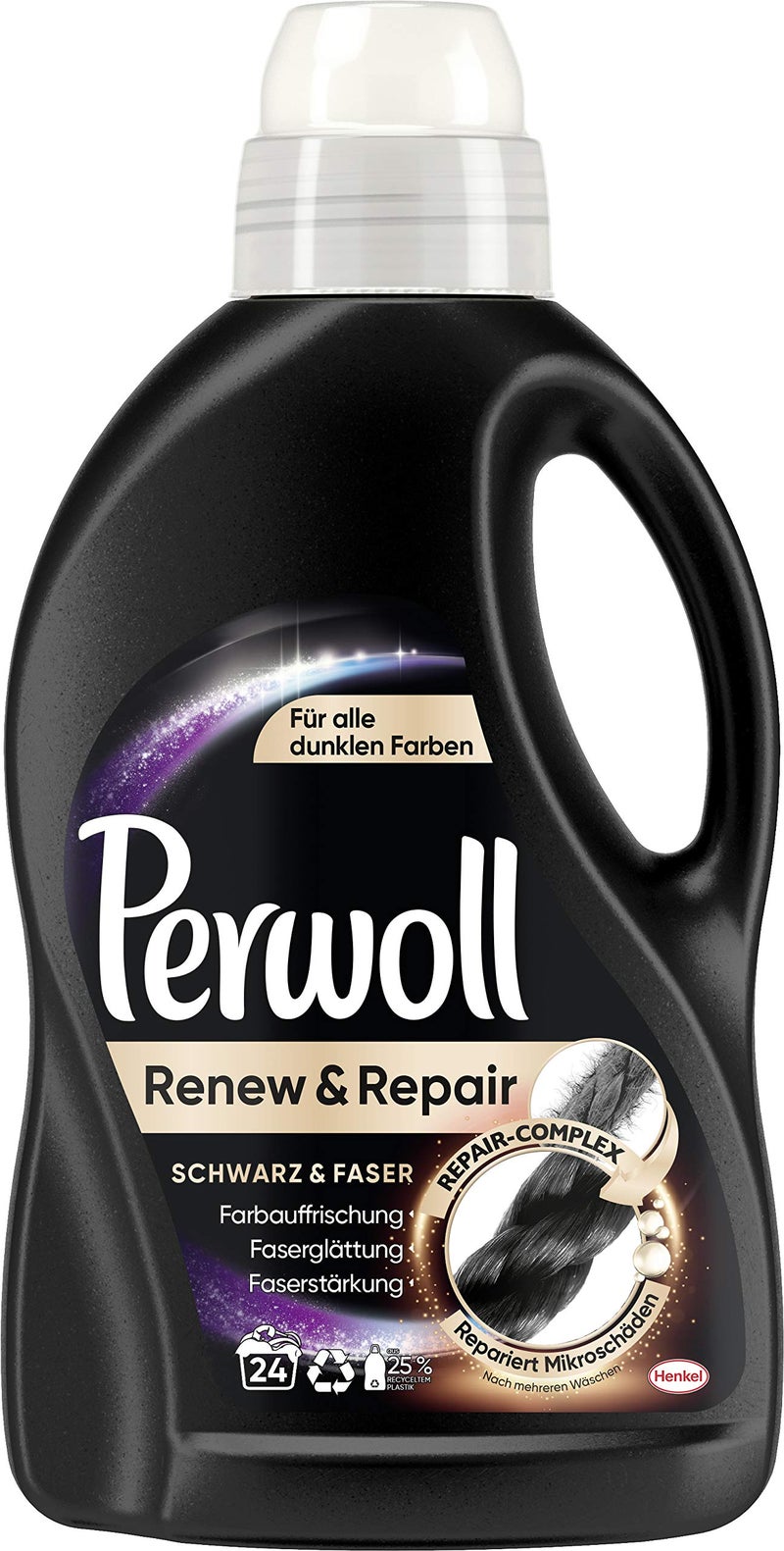 Perwoll Liquid Detergent - Renew & Repair For Black And Darks - 24 Loads (1.4L) - Image 1