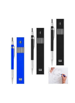 Y&D 3Pcs Art Mechanical Pencils Set 2.0mm Propelling with 3 Boxes Automatic Pencil HB 36Pcs Leads Refill for Sketching Crafting Drawing  - Image 1