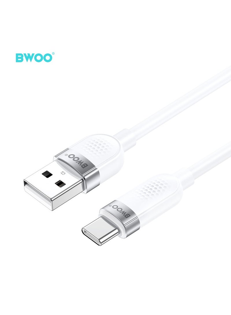 BWOO Usb-A To Type-C Skin Friendly Liquid Silicone Charging Cable - Image 2