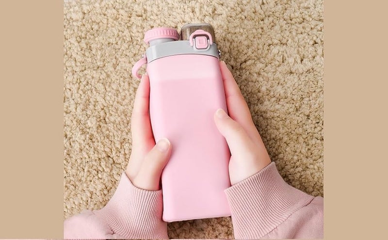 YONIMI Silicone Reusable Water Bottle 600ml Capacity - Image 5