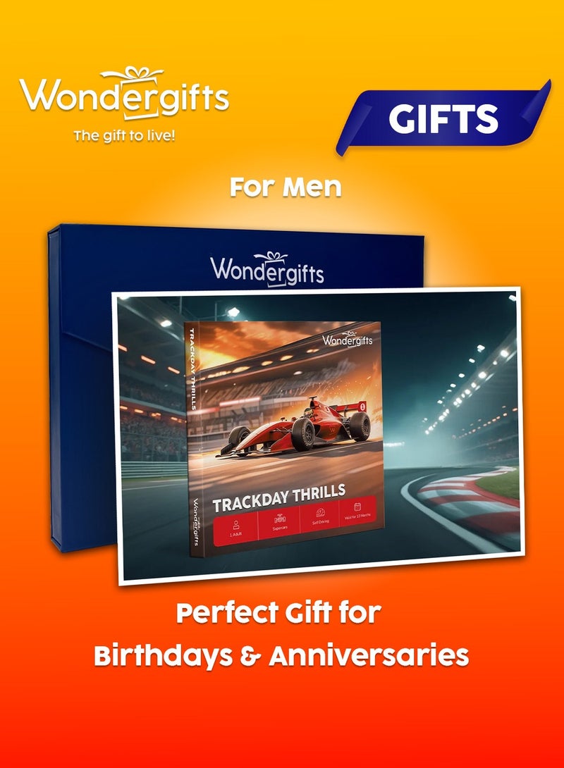 Trackday Thrills Gift Box | Drive Supercars & Formula Cars | Ultimate Motorsport Experience Gift for Him | Birthday, Father’s Day Gift Idea